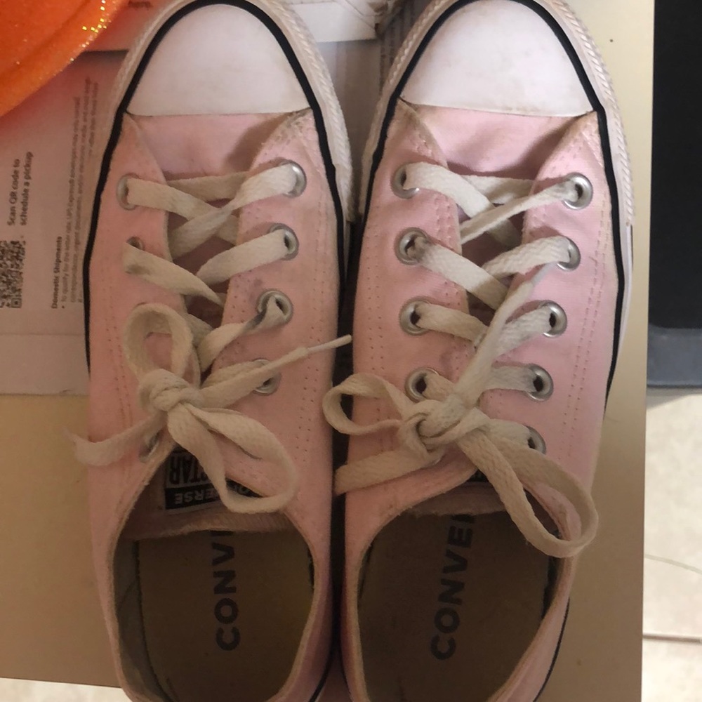 Pink Low Top Converse